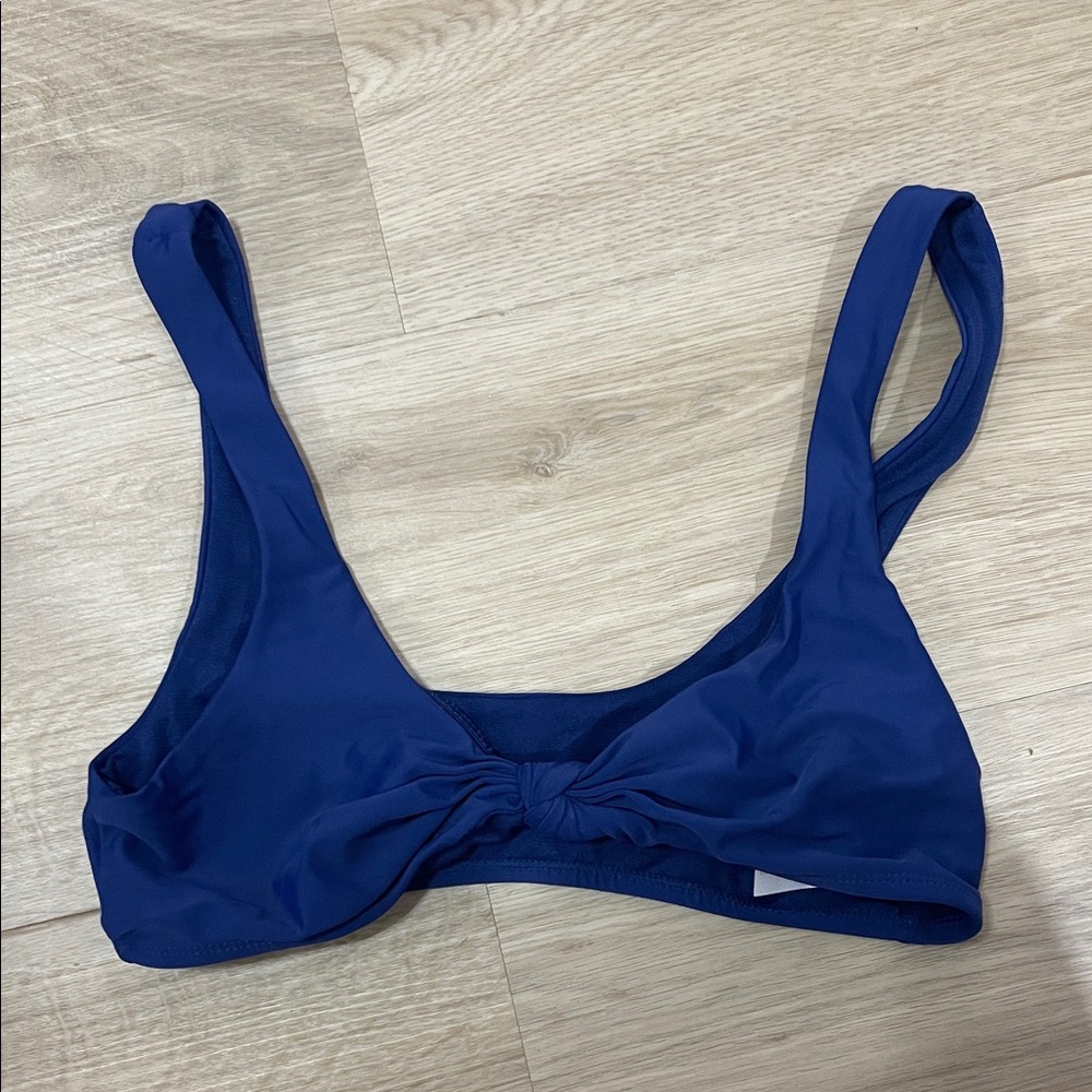No Boundaries Deep Blue Bikini Top